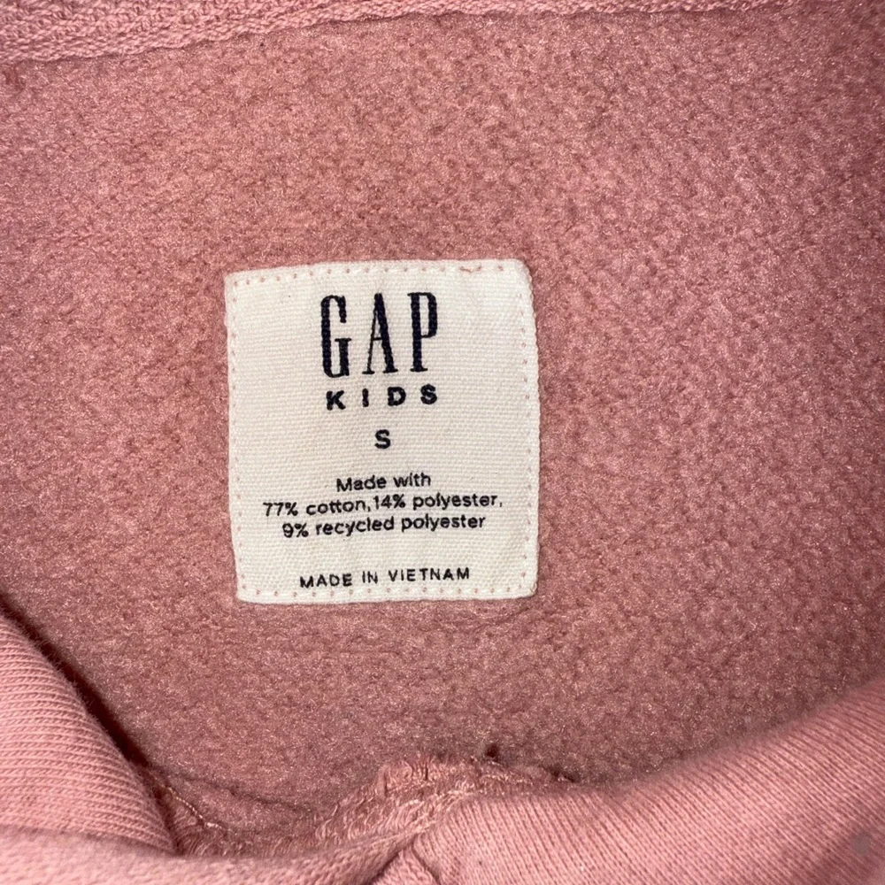 GAP Boys Pink Logo Sweatshirt Size Small